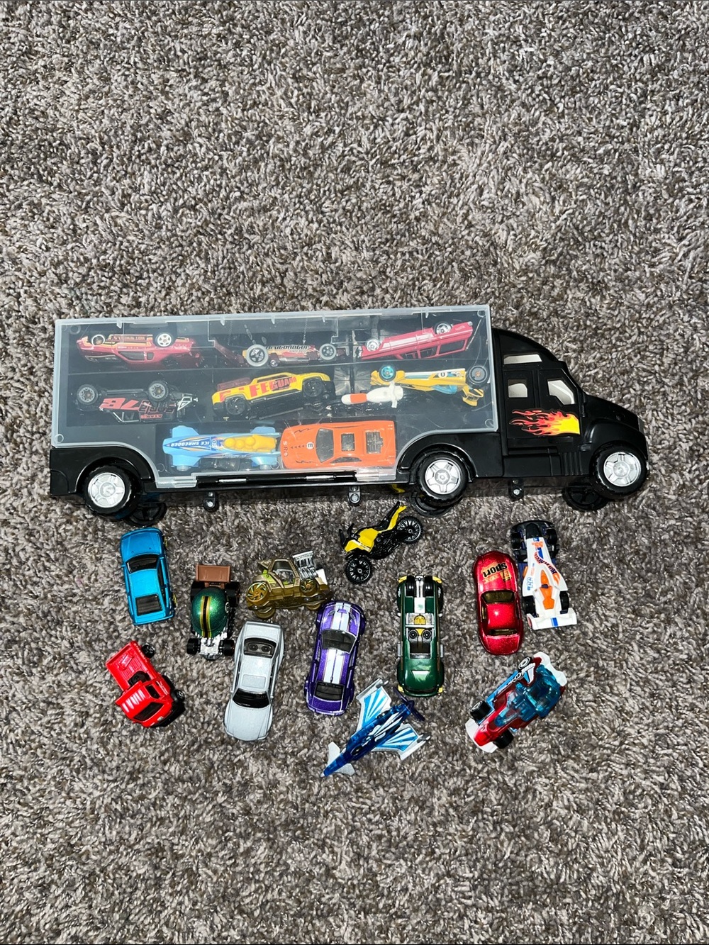Hot Wheels Kids Toy Truck  Car Set